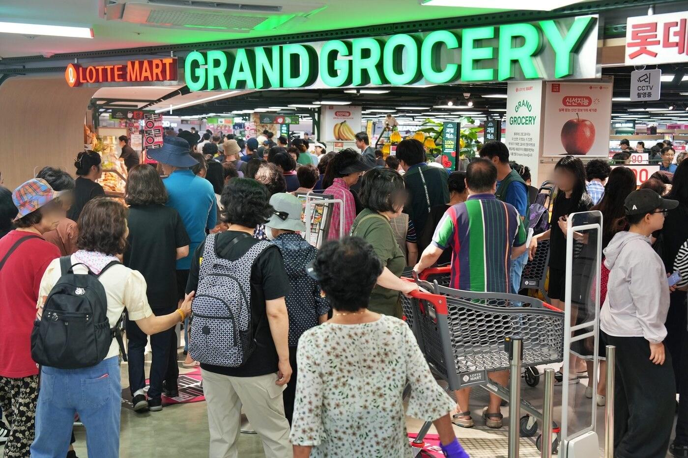 그랑그로서리 구리점.(롯데마트 제공). 