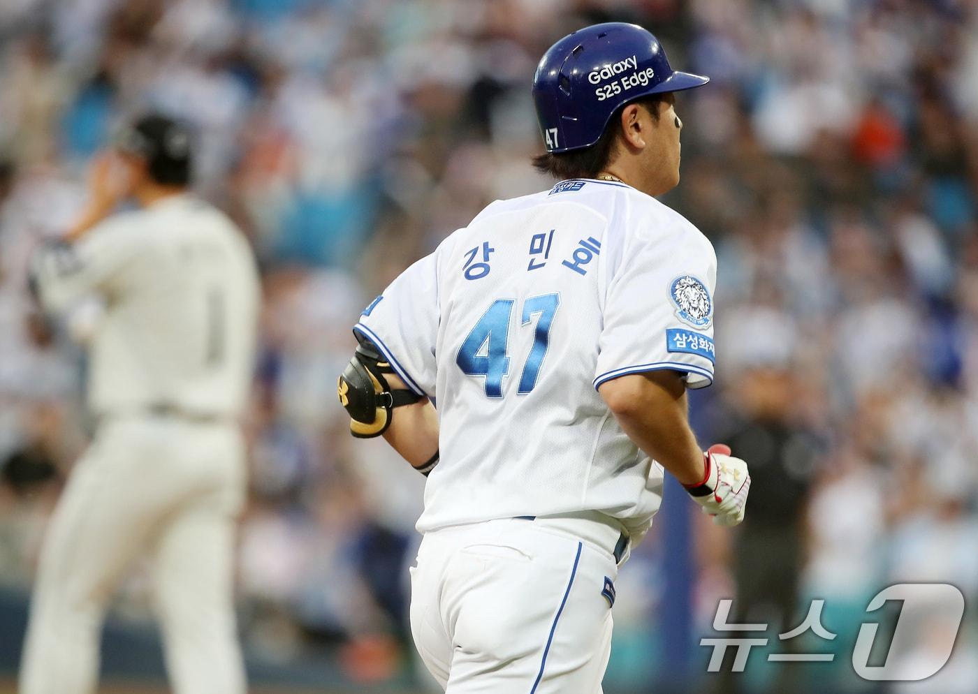 삼성 라이온즈 강민호. /뉴스1 DB ⓒ News1 공정식 기자