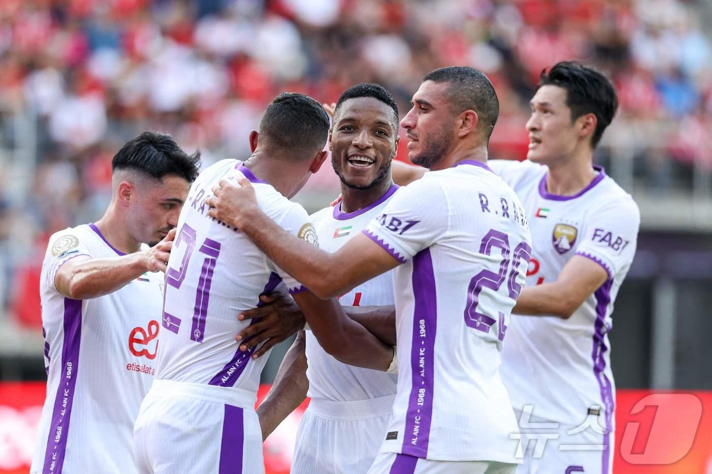 FIFA 클럽 월드컵에서 첫 승리를 거둔 알아인.  ⓒ AFP=뉴스1