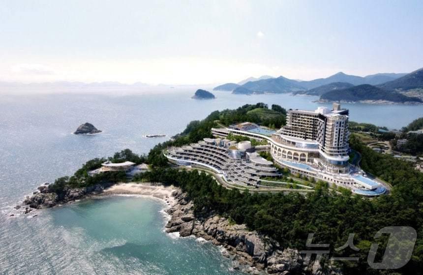 본문 이미지 - 소노인터내셔널이 오는 7월 5일 문을 여는 쏠비치남해 전경.(소노인터내셔널 제공)