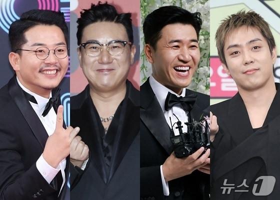 본문 이미지 - (왼쪽부터) 김준호, 이상민, 김종민, 은지원 ⓒ 뉴스1 DB