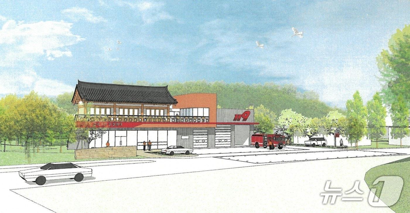 금마119안전센터 설계 당선작.(전북소방본부 제공. 재판매 및 DB금지)