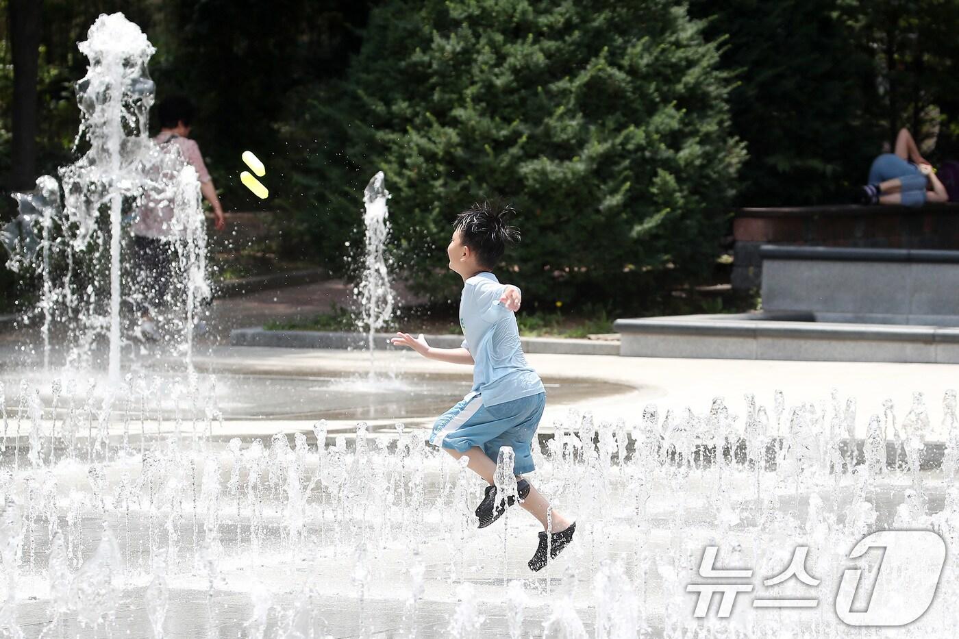 물장난. ⓒ News1