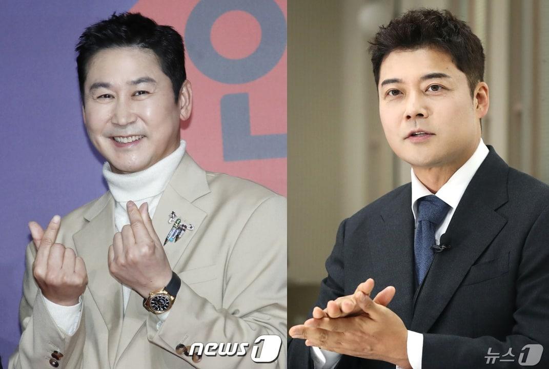 본문 이미지 - 방송인 신동엽, 전현무 ⓒ News1