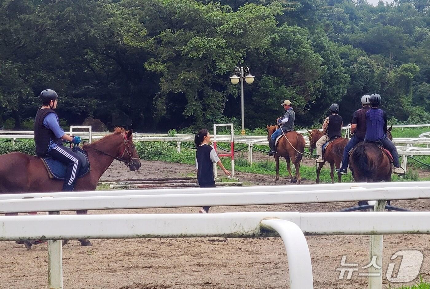 제주 승마체험 자료사진.(제주도 제공. 재판매 및 DB 금지)