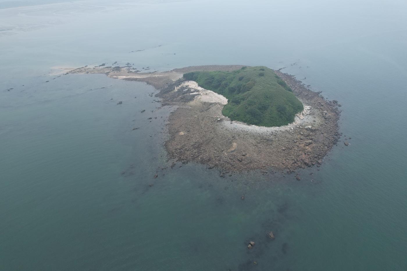 만조 시간대 직언도 모습.(보령해경 제공. 재판매 및 DB금지)/뉴스1 