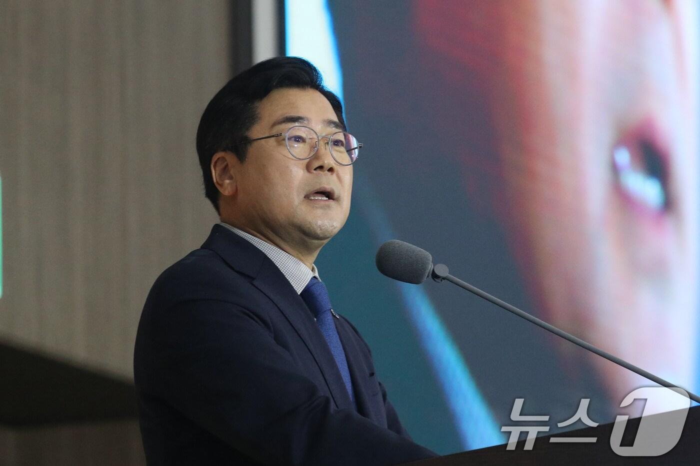 더불어민주당 당권에 도전하는 박찬대 의원. ⓒ News1 김용빈 기자