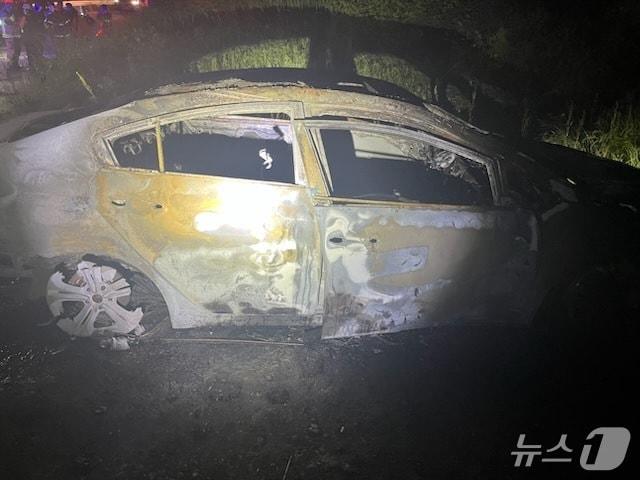 본문 이미지 - 홍성 갈산면 대사리 사건 현장. (홍성소방서 제공, 재판매 및 DB금지) / 뉴스1 