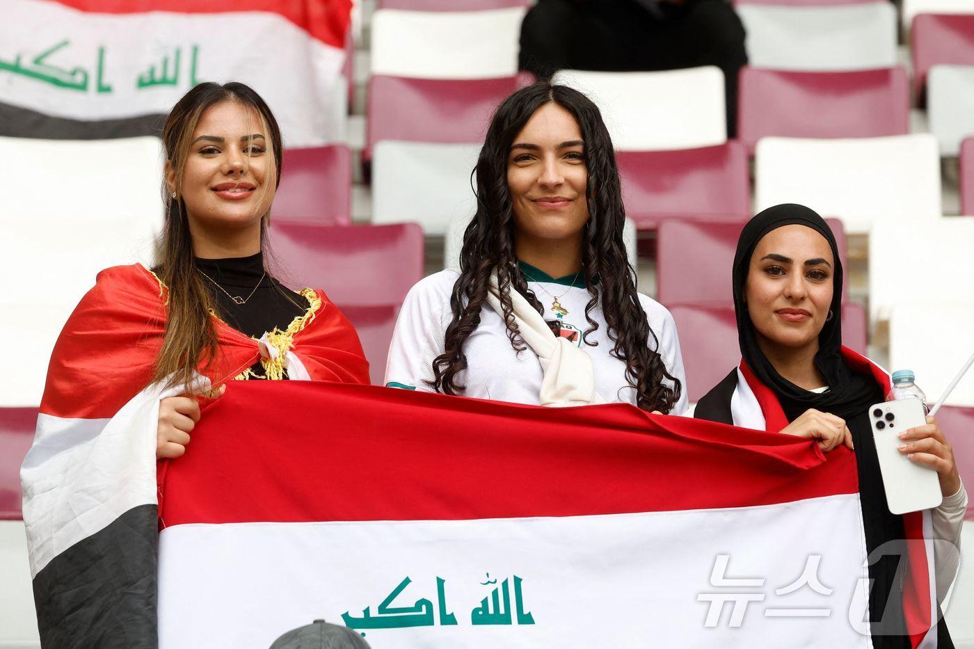 이라크 축구 팬 ⓒ AFP=뉴스1
