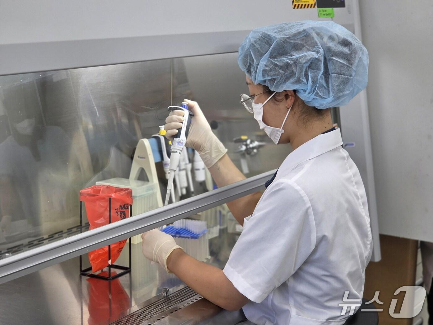 본문 이미지 - 계란 안전성 검사.(전남도 제공. 재판매 및 DB금지) 2025.6.30/뉴스1