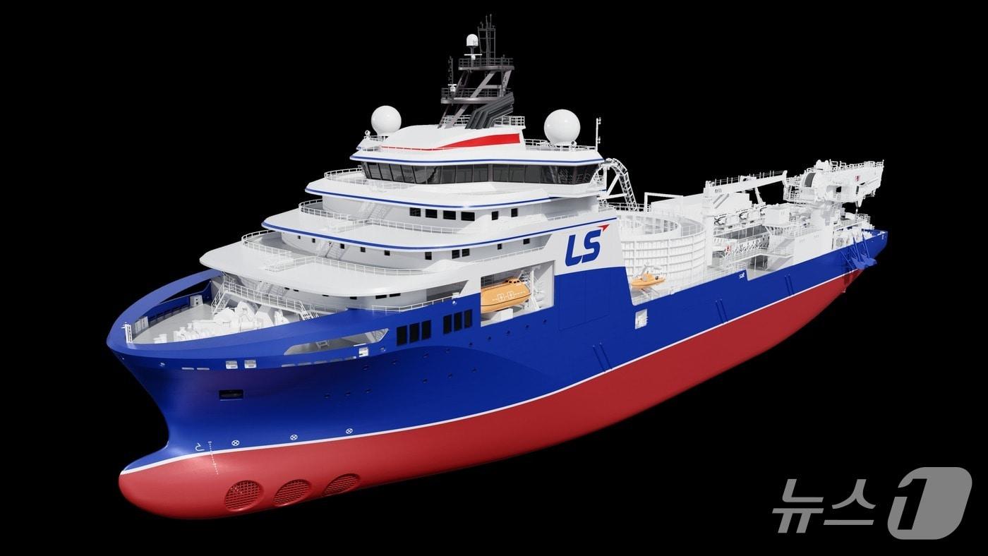 LS마린솔루션 신규 선박 조감도(LS전선 제공)