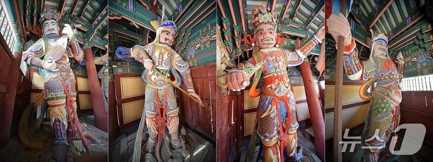 본문 이미지 - 보은 속리산 법주사 사천왕상(四天王像) (보은군 제공, 재판매 및 DB금지) /뉴스1