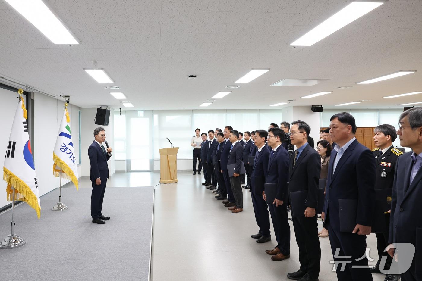 경기도청 실·국장 및 부단체장 승진자 임명장 수여식.((제공. 재판매 및 DB금지))