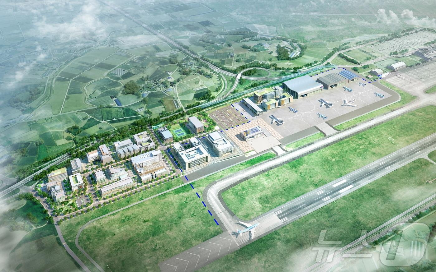 무안항공특화산업단지 조감도 (무안군 제공. 재판매 및 DB금지) /뉴스1 