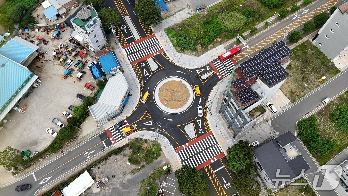 회전교차로(대구 달성군 제공.재판매 및 DB금지)