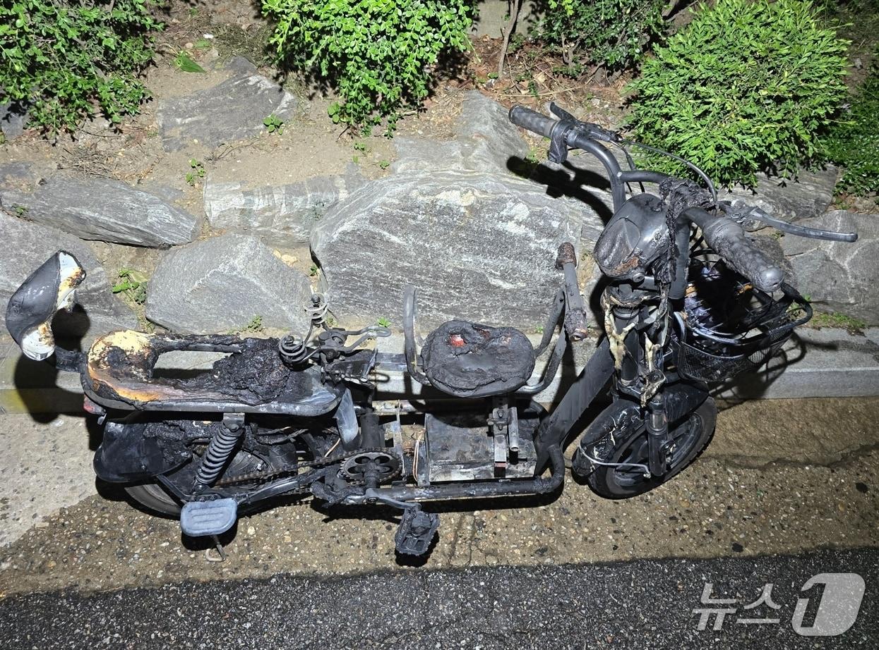 본문 이미지 - 전기자전거(경기 부천소방서 제공.재판매 및 DB금지)