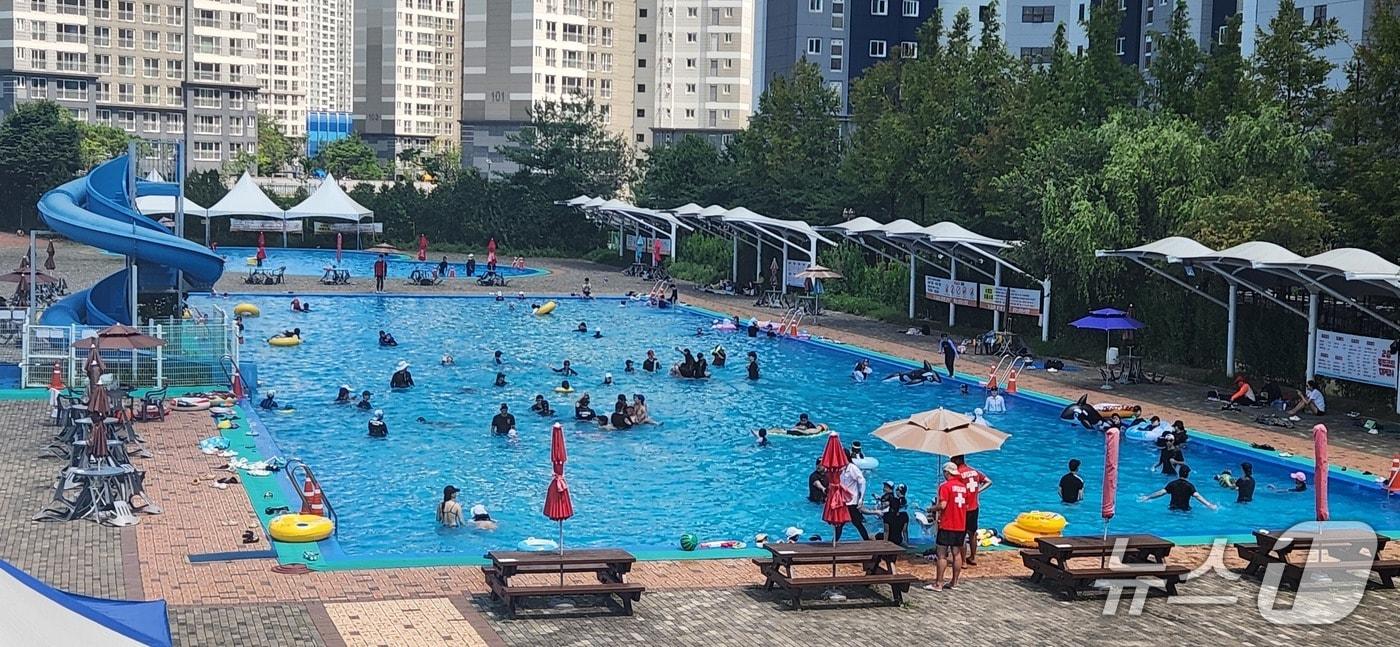 로하스산호빛공원 야외수영장 전경.(대덕구 제공 .재판매 및 DB금지)/뉴스1