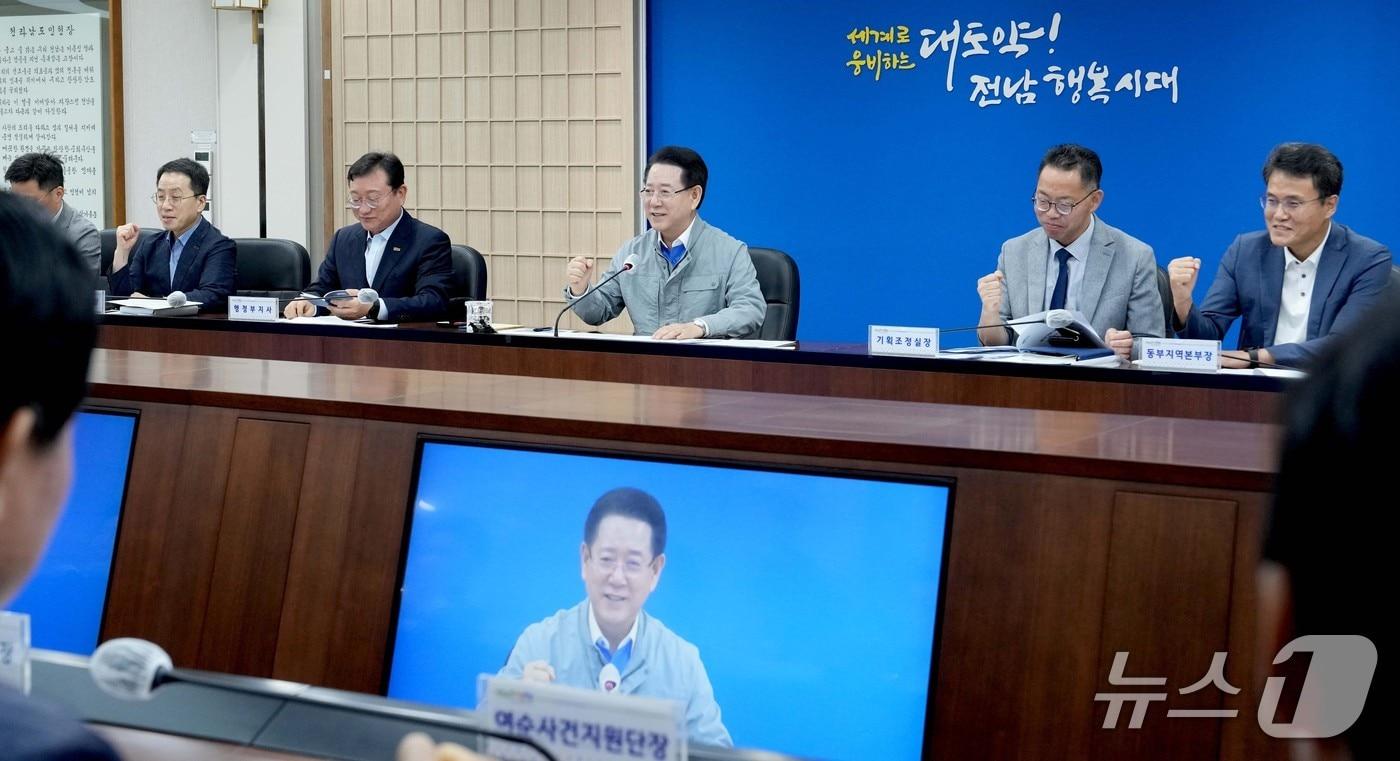 전남도 새정부 출범 관련 간부회의.&#40;전남도 제공. 재판매 및 DB금지&#41; 2025.6.4/뉴스1