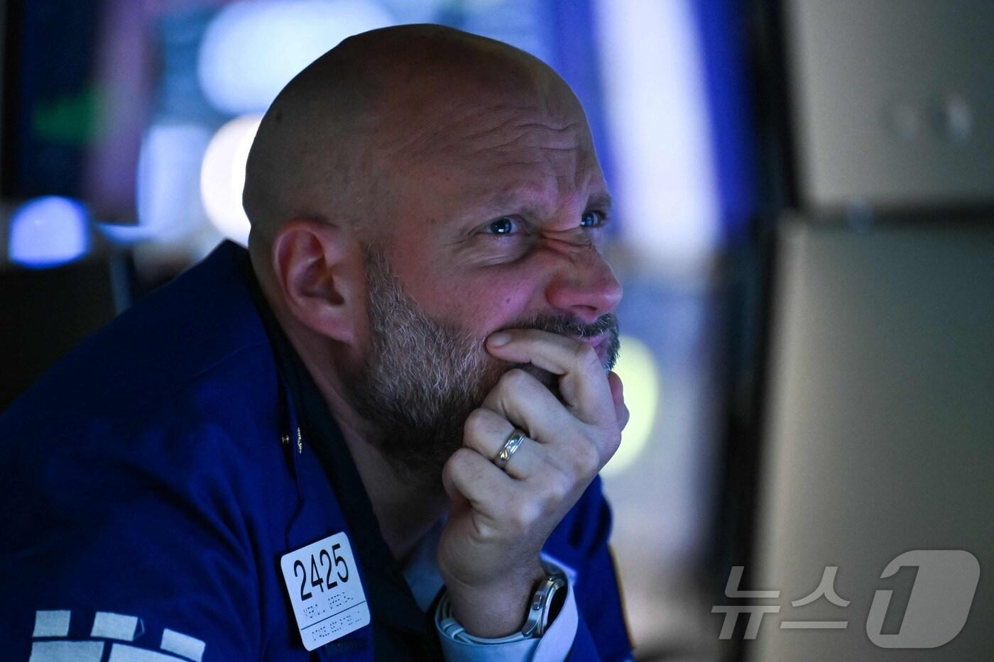 뉴욕증권거래소 트레이더 ⓒ AFP=뉴스1