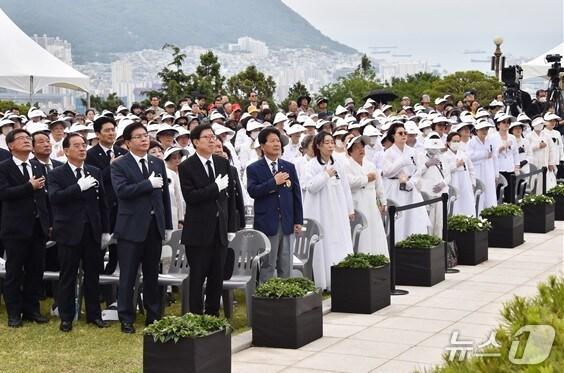 본문 이미지 - 제69회 현충일 추념식 현장.(부산시청 제공. 재판매 및 DB 금지)