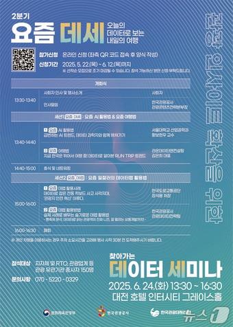 본문 이미지 - 요즘 데세 포스터(한국관광공사 제공)