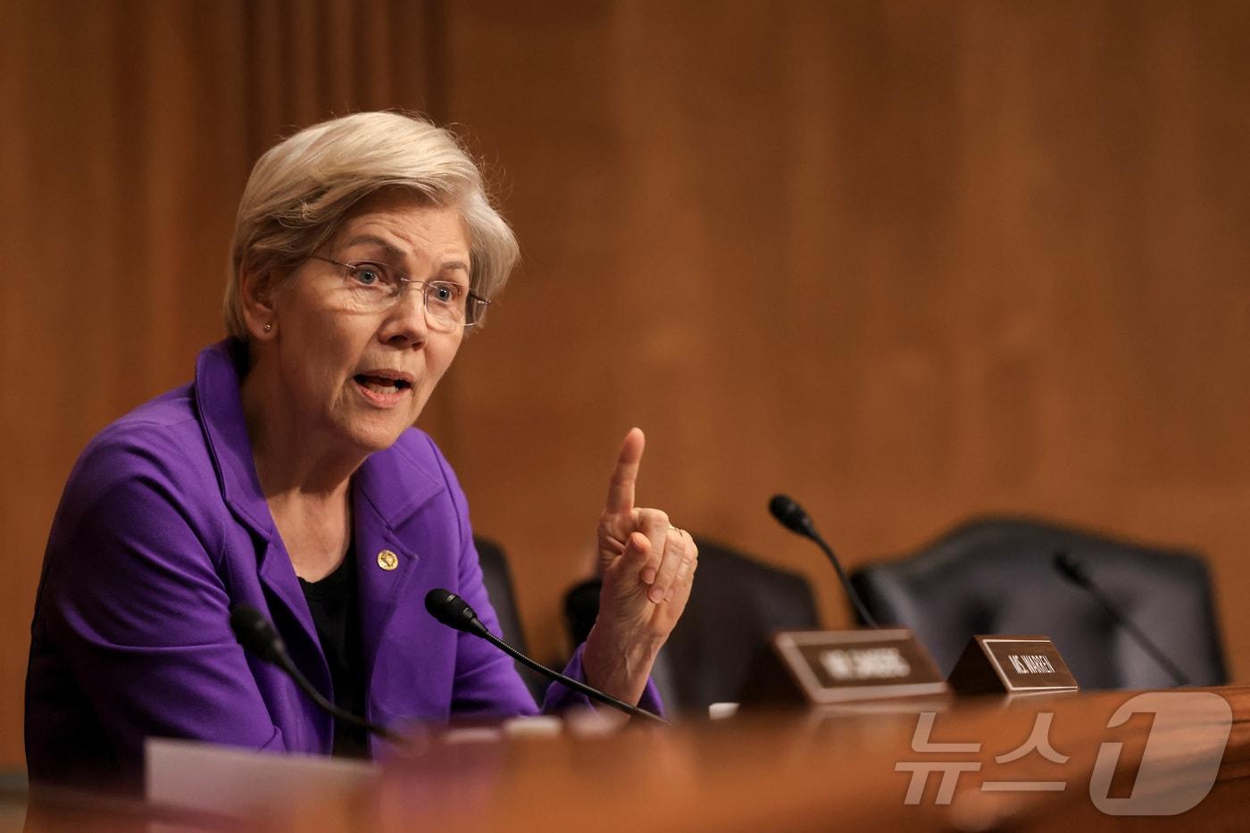 미국  상원의원 엘리자베스 워런&#40;민주·매사추세츠주&#41; ⓒ 로이터=뉴스1 ⓒ News1 강민경 기자