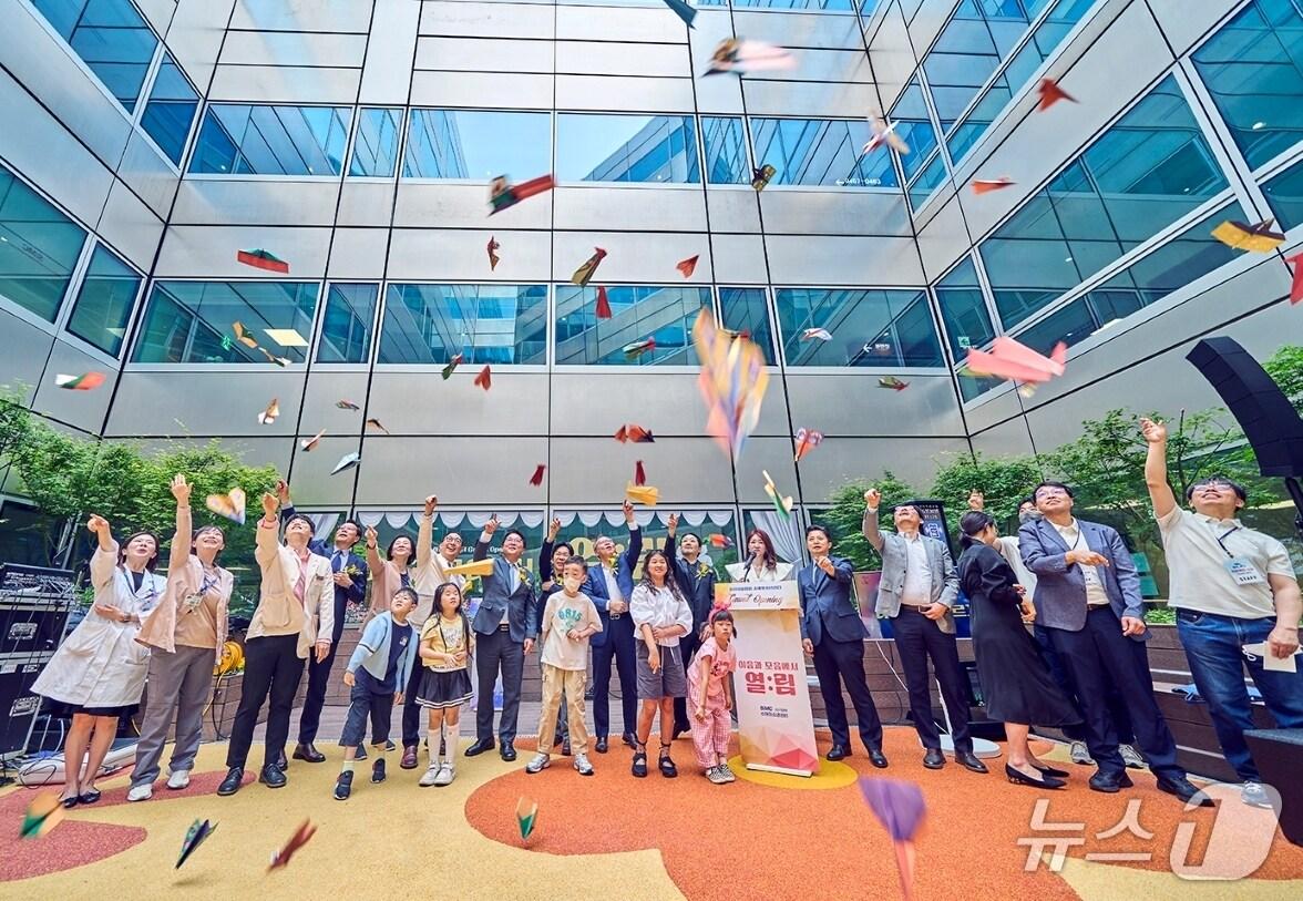 본문 이미지 - 시몬스 '뷰티레스트 1925' 프로젝트를 통해 모인 기부금으로 리모델링이 이뤄진 삼성서울병원 소아청소년센터가 오픈했다. (시몬스 제공. 재판매 및 DB금지)