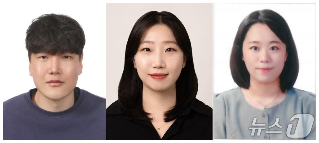 본문 이미지 - 충북 진천군은 '2025년 상반기 행복 드림 친절공무원' 3명을 선정했다. 왼쪽부터 김택수 식산업자원과 주무관, 이기화 건축디자인과 주무관, 권혜원 덕산읍 주무관.(진천군 제공, 재판매 및 DB금지)/뉴스1