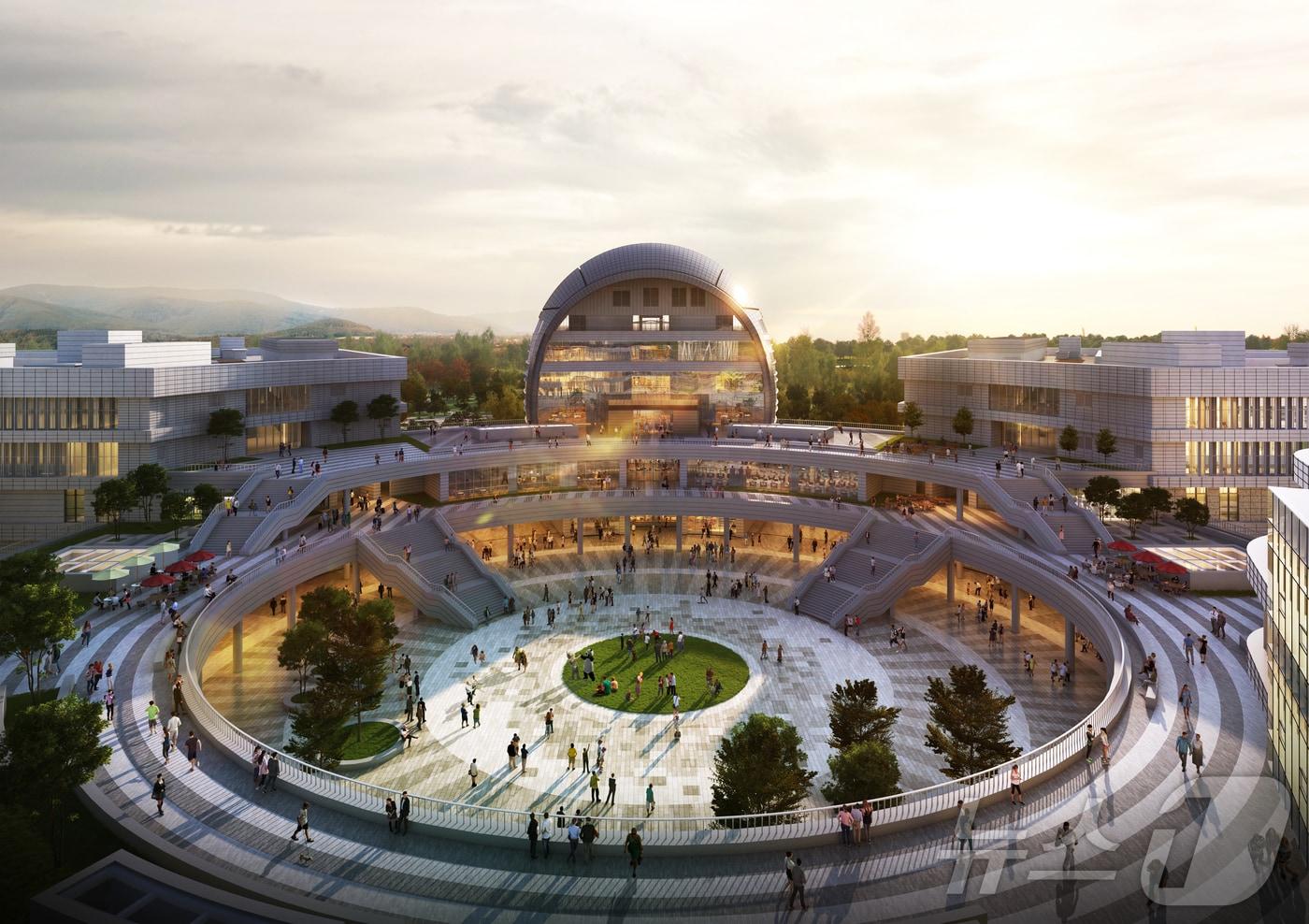 한국에너지공과대학교 허브광장 조감도.&#40;사진은 기사 내용과 무관함&#41; / 뉴스1 ⓒ News1