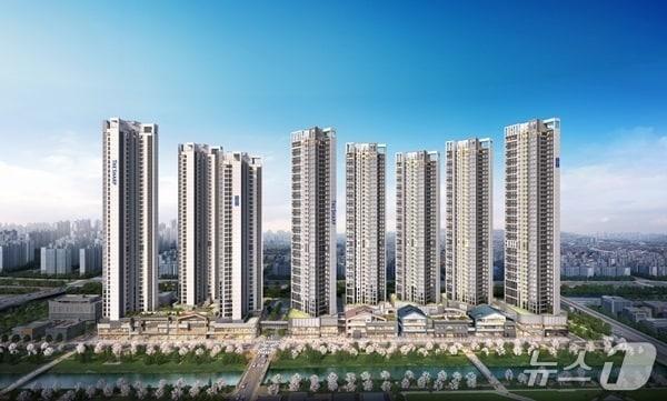 본문 이미지 - 더 샵 일산 엘로이 조감도 