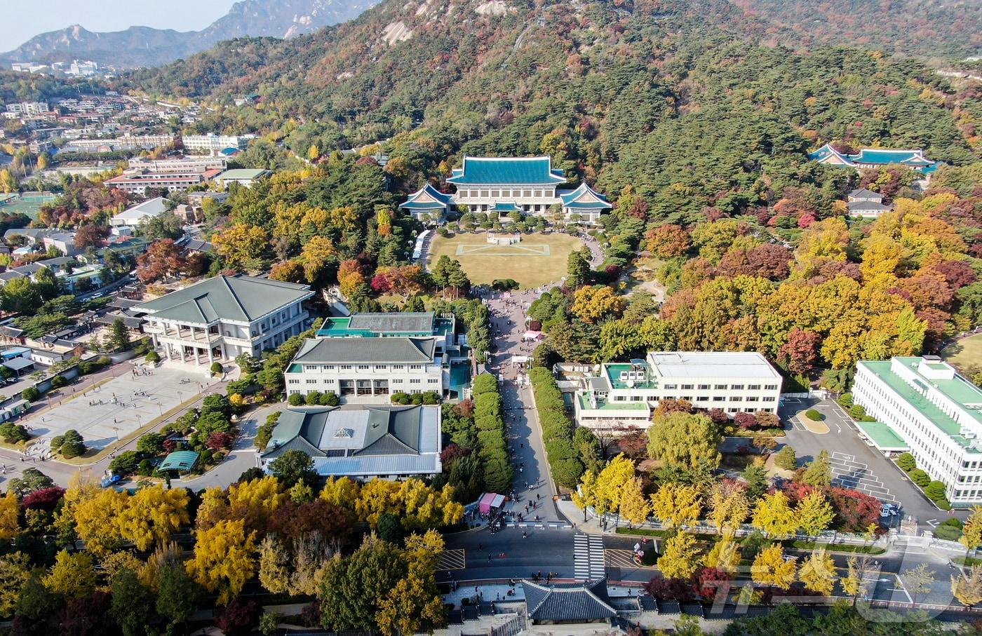 본문 이미지 - 지난 2022년 11월 4일 서울 종로구 청와대 전경. (뉴스1 DB) 2025.6.5 ⓒ 뉴스1 김진환 기자