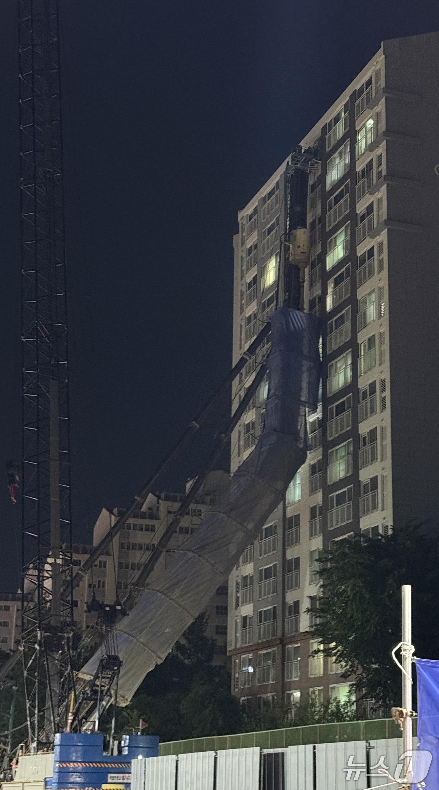 본문 이미지 - 사고 현장. (독자 제공)