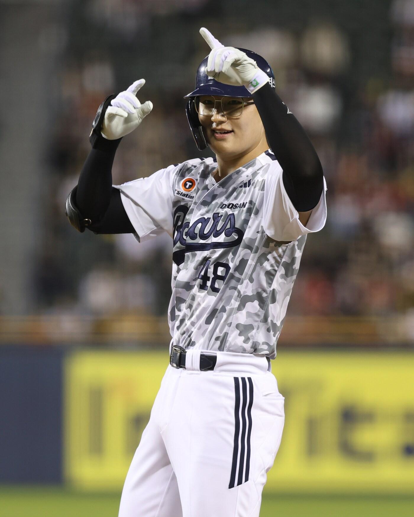 본문 이미지 - 두산 김동준.(두산 베어스 제공)