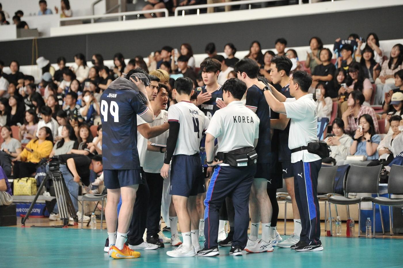 남자 배구 대표팀이 네덜란드에 승리했다. (대한배구협회 제공)