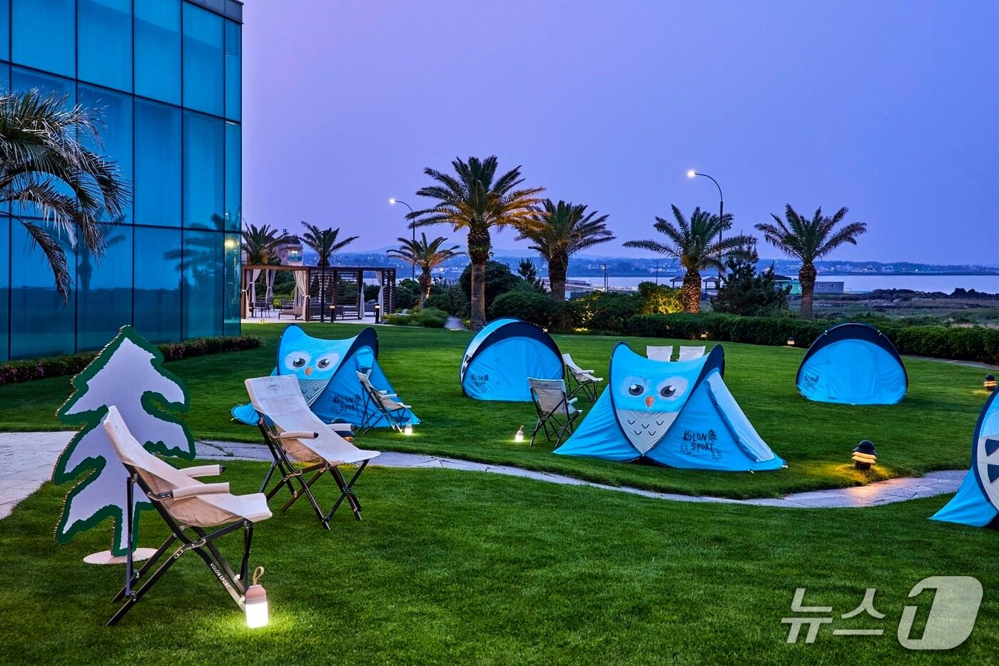 해비치호텔앤드리조트와 코오롱스포츠가 협업한 '고 와일드, 고 해비치 이벤트'(해비치호텔앤드리조트 제공)