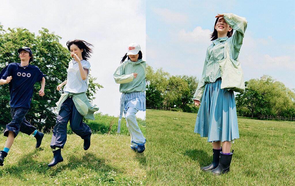 본문 이미지 - 장마철을 앞두고 무신사 내 레인 웨어(Rainwear) 관련 아이템의 수요가 증가하고 있다. (무신사제공)