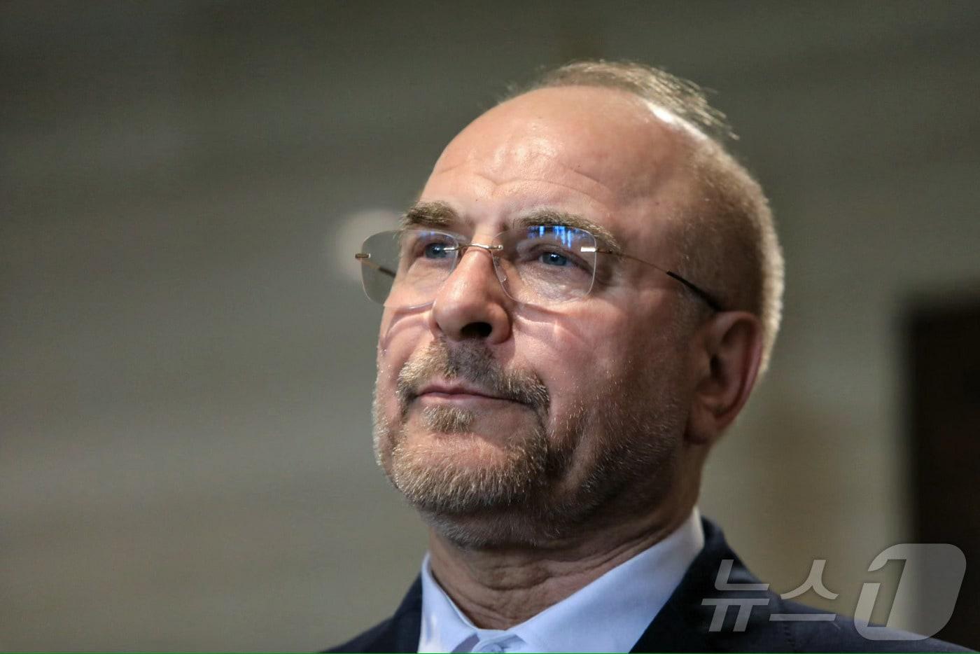 모하마드 바게르 갈리바프 이란 국회의장. 2024.10.12 ⓒ AFP=뉴스1 ⓒ News1 김지완 기자