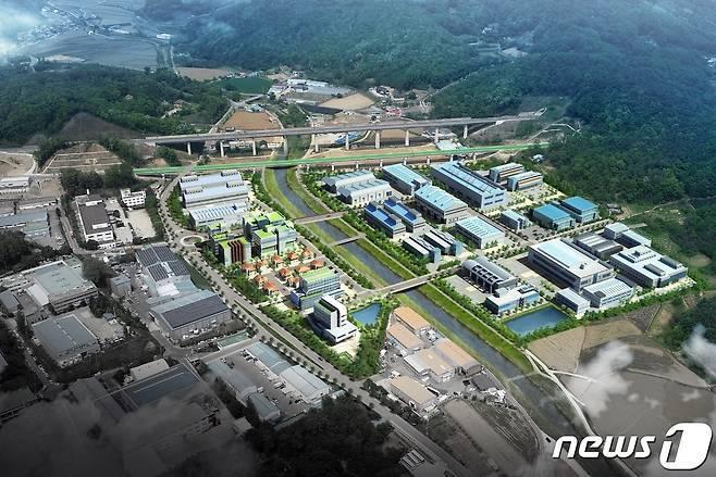 본문 이미지 - 세종시 전동일반산업단지 조감도. (세종시 제공. 재판매 및 DB금지) ⓒ 뉴스1