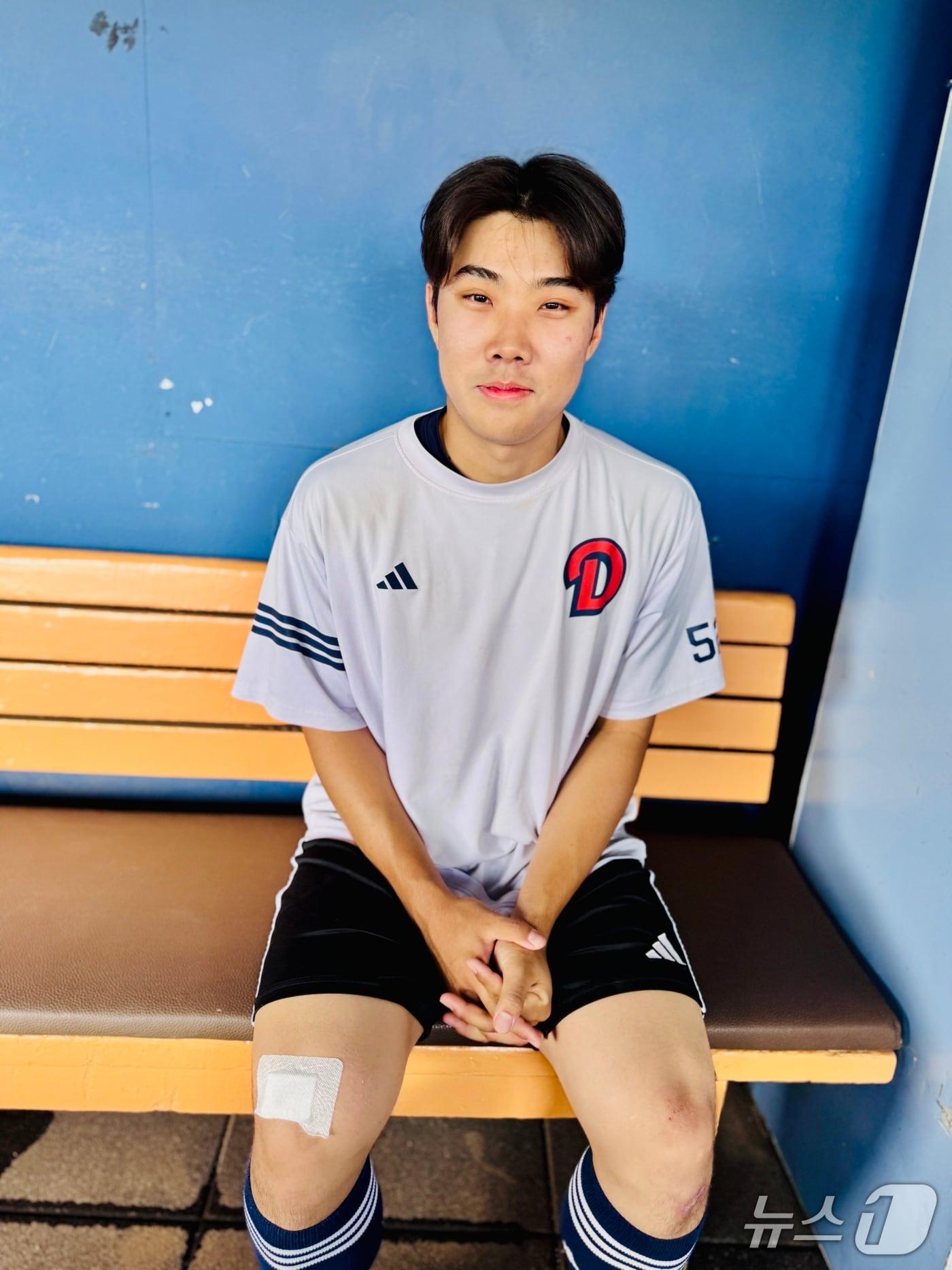 본문 이미지 - 두산 신인 내야수 박준순.