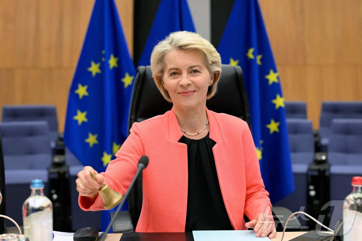우르줄라 폰데어라이엔 유럽연합&#40;EU&#41; 집행위원장. ⓒ AFP=뉴스1 ⓒ News1 강민경 기자