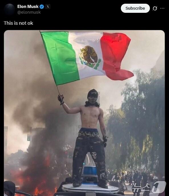 본문 이미지 - <출처=일론 머스크 엑스 캡처>