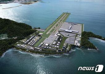 본문 이미지 - 가덕도신공항 조감도&#40;국토교통 제공. 재판매 및 DB 금지&#41;