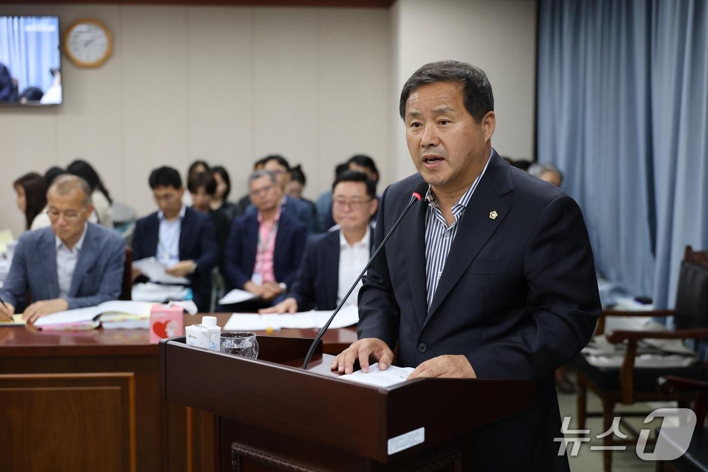 차영수 전남도의원이 조례안에 대한 제안설명을  하고 있다.(전남도의회 제공, 재판매 및 DB금지) 