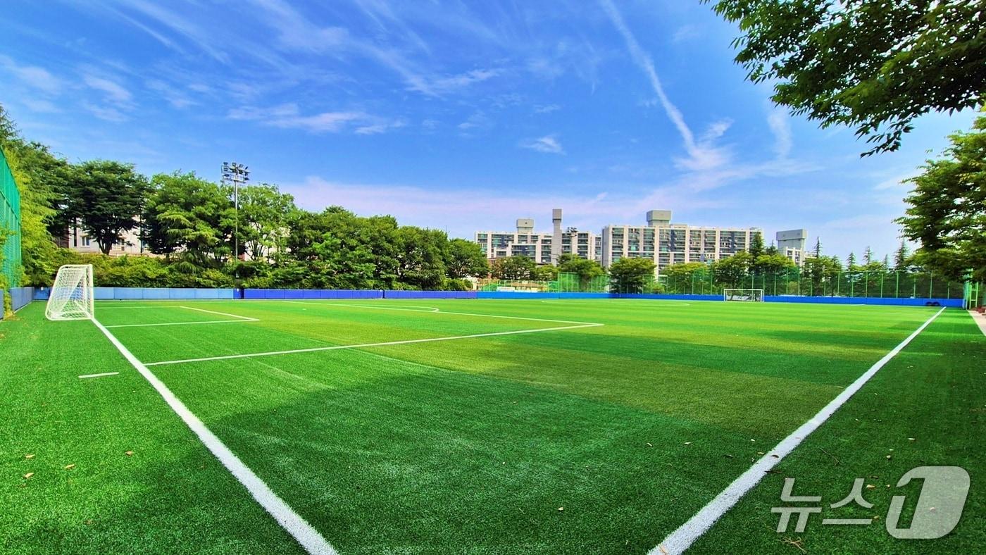 전북 전주시 아중체련공원 축구장이 새단장을 마쳤다. (공단 제공. 재판매 및 DB금지)2025.6.9/뉴스1