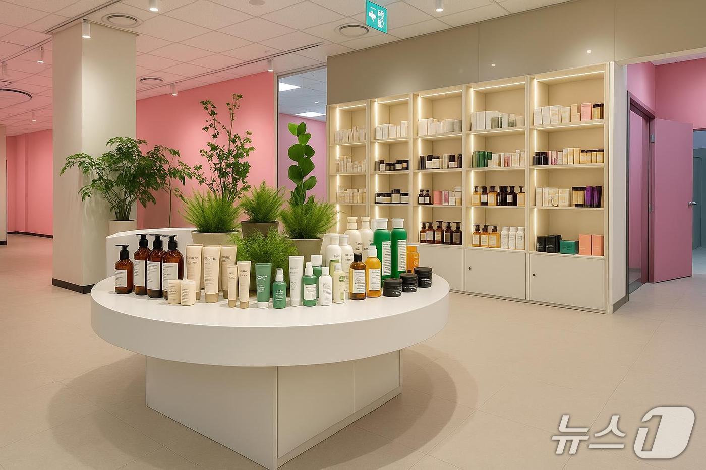 서울뷰티허브 전시 쇼룸.(서울시 제공) 