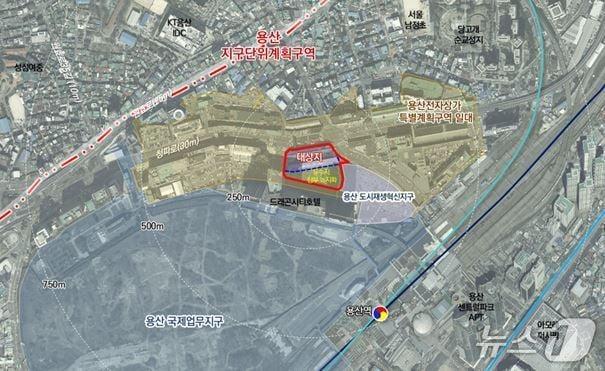 본문 이미지 -  서울 용산구 나진 12·13동 일대 (서울시 제공)