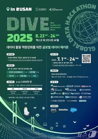 본문 이미지 - '다이브(DIVE) 2025' 홍보물.(부산시청 제공. 재판매 및 DB 금지)