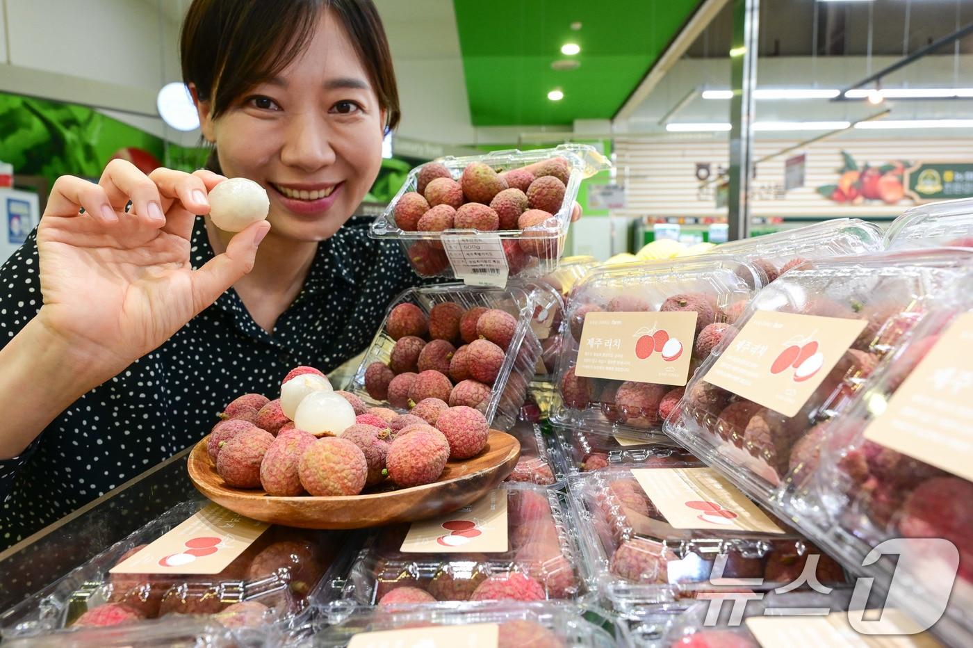 본문 이미지 - 국내산 '리치' 홍보.(농협유통 제공. 재판매 및 DB 금지)