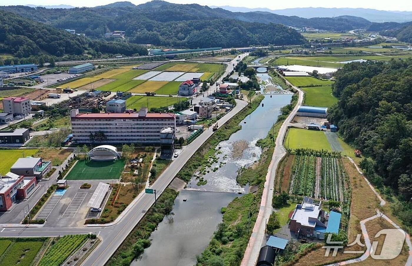 진천 봉죽지구 풍수해 생활권 종합정비사업지역 (진천군 제공, 재판매 및 DB금지)/뉴스1