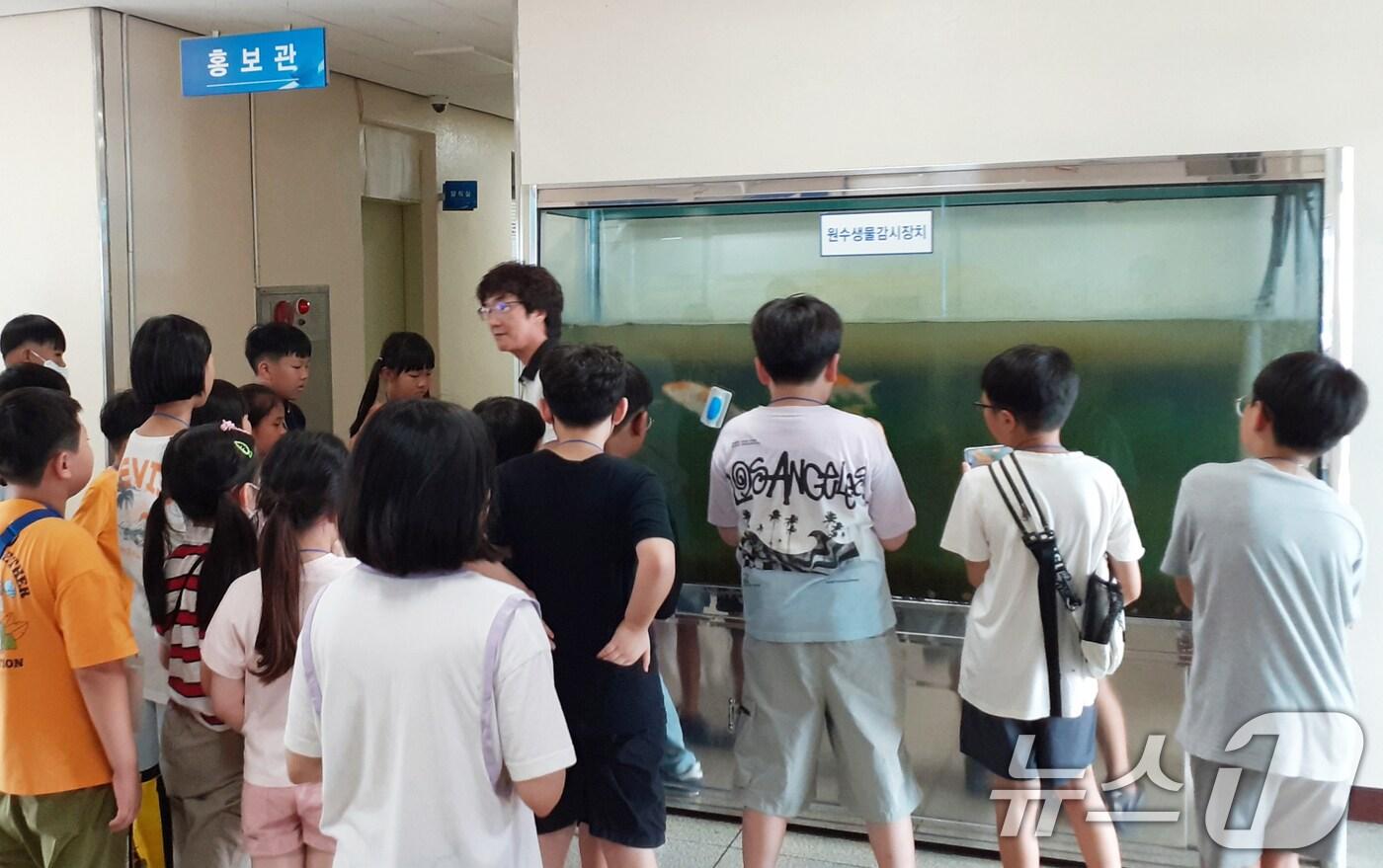 광주시 상수도사업본부 &#39;어린이 수돗물 체험 캠프&#39;.&#40;광주시 제공. 재판매 및 DB 금지&#41; 